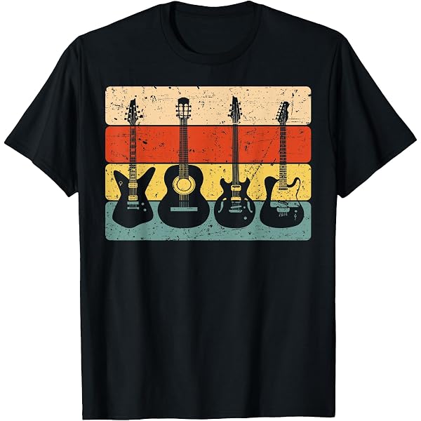 T-shirt 'Guitar Lover's' Pour Fille - Taille L (14/16) - Blanc - Occasion En Très Bon état