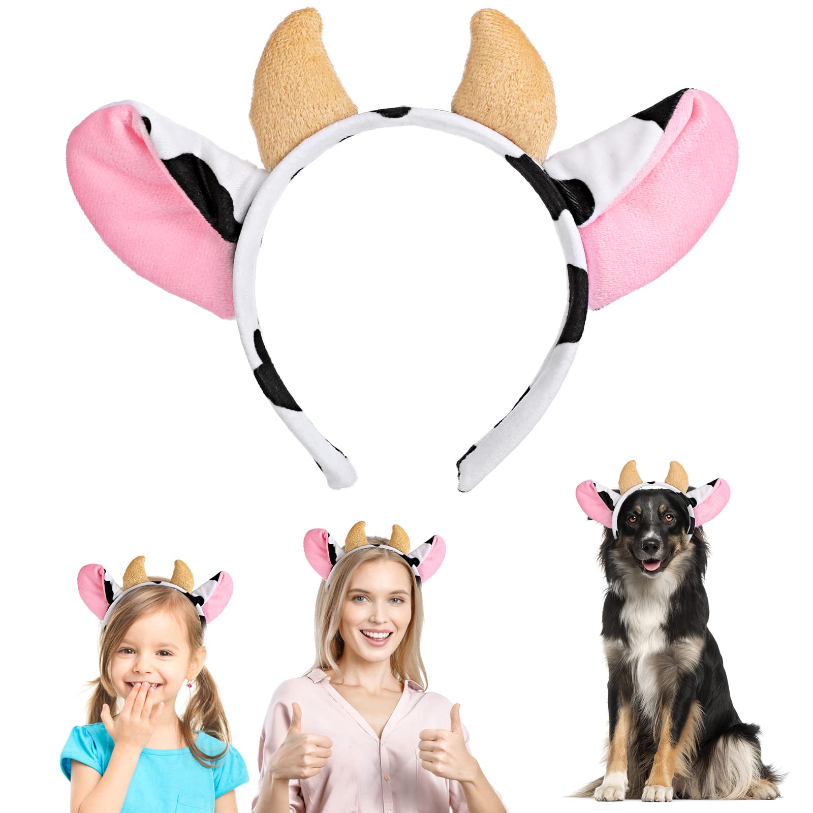 WLLHYF Dog Ears Headband