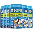 Gerber Cereal for Baby Power Blend 3rd Foods Probiotic Oatmeal Baby Cereal, Lentil Carrot Apple, 8 oz Canister (6 Pack)
