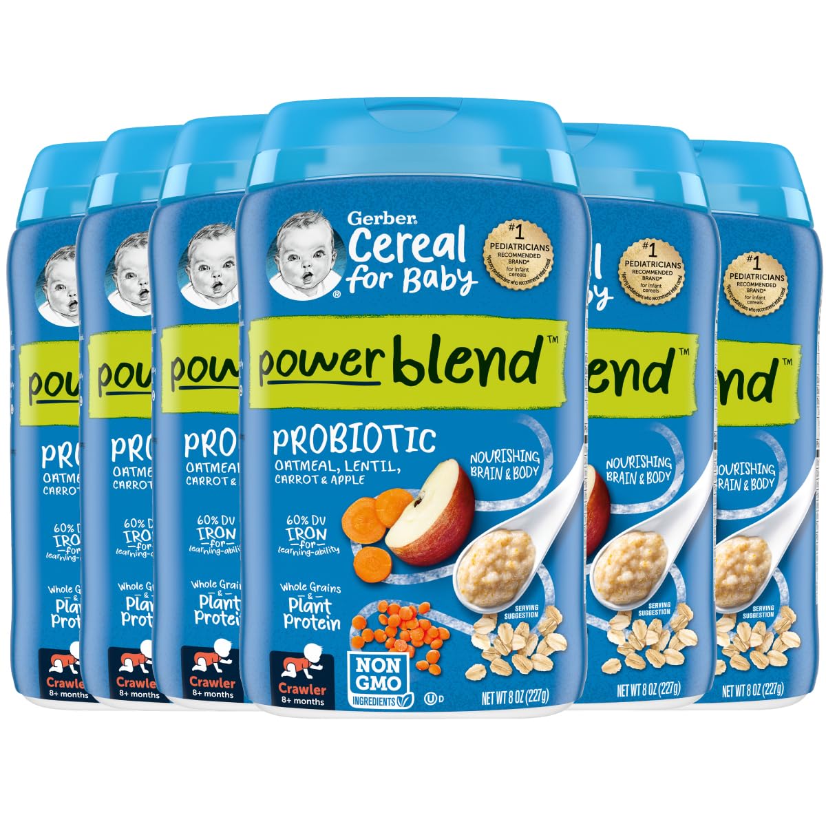 Gerber Cereal for Baby Power Blend 3rd Foods