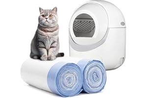 40 Count Extra Large Cat Litter Box Liners, Litter Waste Receptacles Bags for Giaceaw Self Cleaning Cat Litter Box