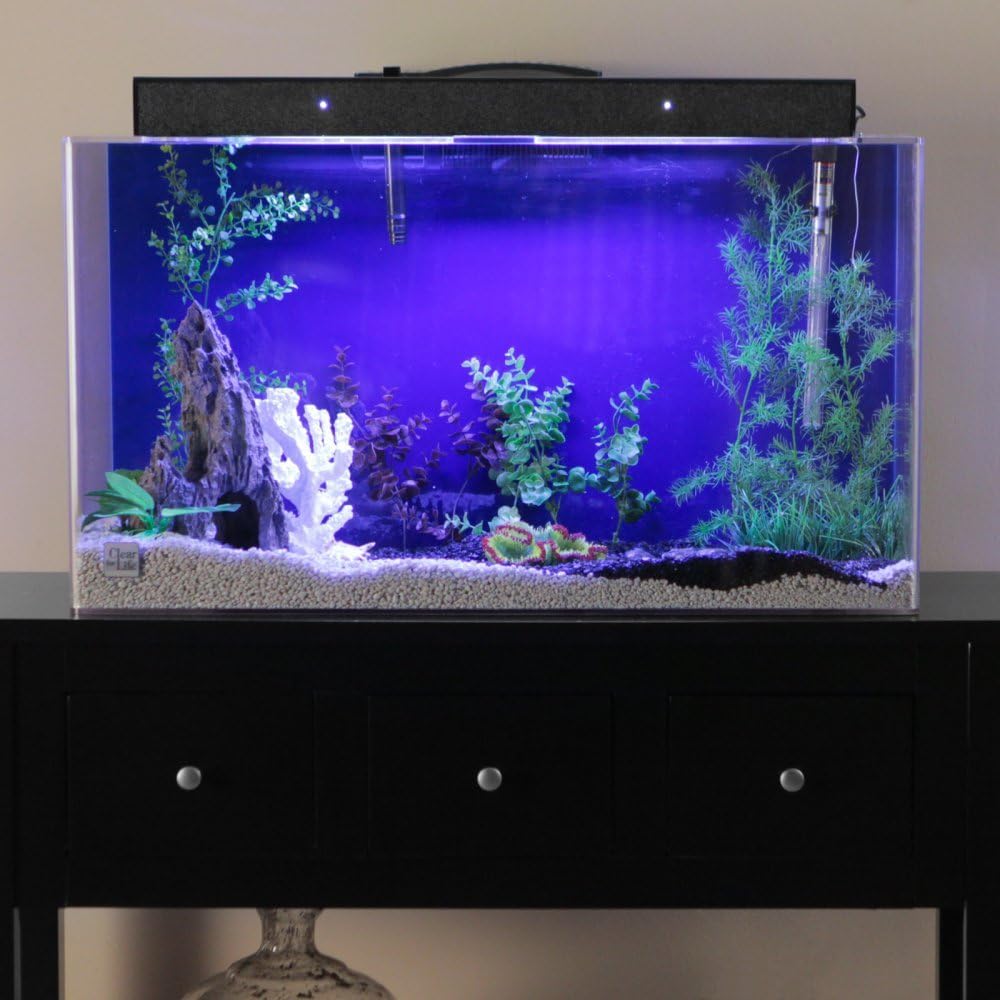 Rectangle Acrylic Aquarium Tank Color: Black, Size: 24" H x 72" W x 18" D