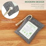 HOTUT Bamboo Charcoal Air Purifying Bags 4x200g Odor Moisture Remover view 3