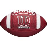 WILSON Omega Official College Football - Official Size, Brown
