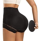 Aoeist Padded Underwear Butt Lifting Shapewear for Women Butt Lifter Panties Butt Pads Tummy Control Shorts