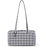 HiTotes Small Bowler Bag Leopard Nylon Hobo Bags for Women Small Cheetah Shoulder Bag for Travel Work College