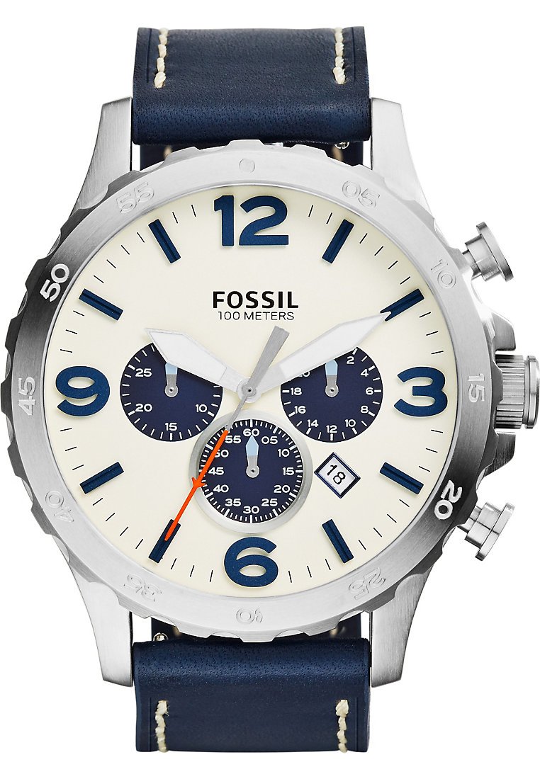 Fossil Chronograph Stainless Fossil Q Nate Stainless Steel Fossil