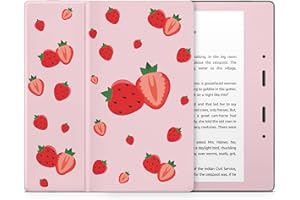Tacky Design Strawberry Skin for Kindle Oasis Skin Decal Wrap Classic Color Vinyl, Premium 3M Decal Sticker for Full Surface Coverage (Kindle Oasis (10th Gen, 2019))