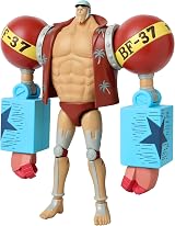 Bandai Anime Heroes One Piece Franky Action Figure 17cm with Stand view 5
