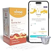 Vivoo Fertility Test – at-Home FSH Test to Monitor Ovarian Reserve, Scan & Track with Free Vivoo App, 10 Individually Wrapped