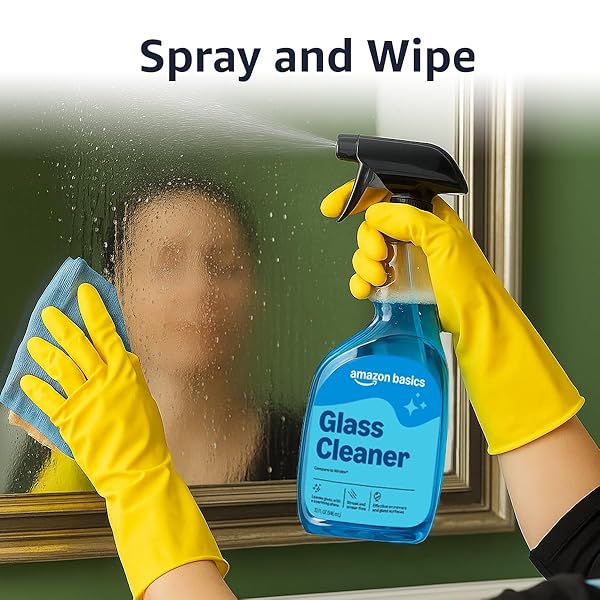 AMAZON BASICS GLASS CLEANER REFILL 67.6 FL OZ, PACK OF 1