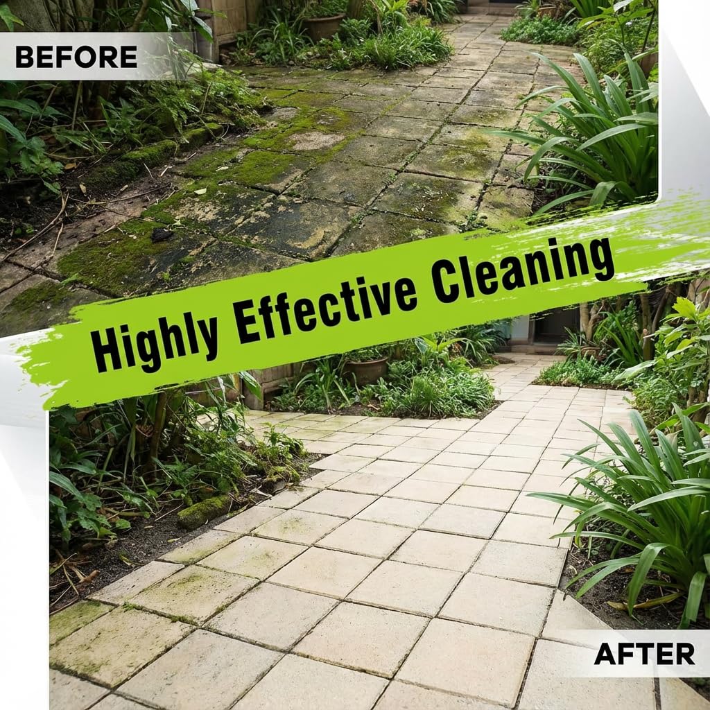 Pressure Washer, Etoolab Portable Power Washers, 4 Quick Connect Nozzles, High Pressure Cleaning Machine for Car Wash Fence Driveway Patio Washing (Grey)