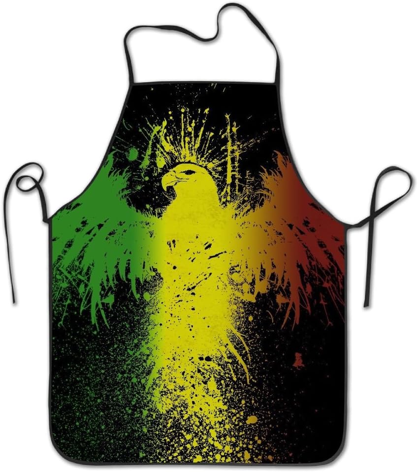 Rasta Eagle Cooking Aprons Chef Apron For Women Men Girl Kids Gifts Kitchen Decorations