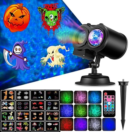 Navidad proyector LED Lights, Ocean Wave 2-en-1 Patrones de ...