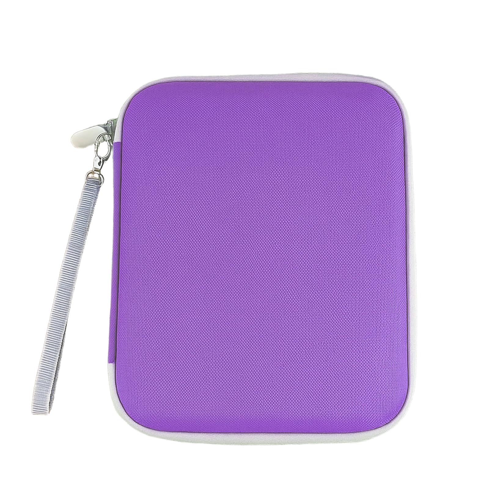 Noaya Card Case Card Holder - 80 Pockets Card Binder Folder with Zipper, Portable Card Holder Compatible with 2.3 * 3.4 Inch Yoto Card, Toy Card Box Card Organiser for Travel Camping Outdoor(Purple)
