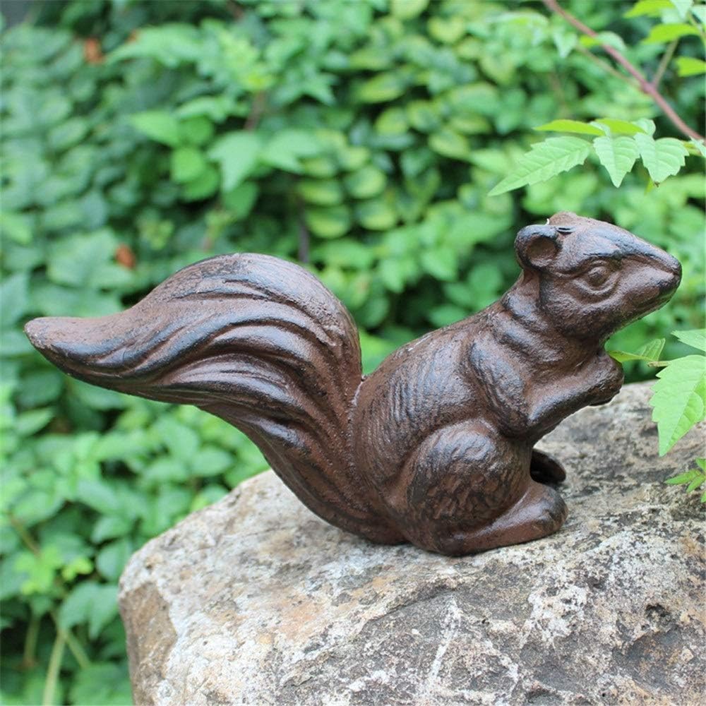 Durable Retro Sculpture Cast Iron Garden Ornaments Metal