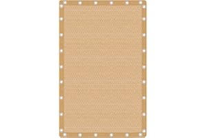 VICLLAX Shade Fabric Sun Shade Cloth Privacy Screen with Grommets for Patio Garden Pergola Cover Canopy 10x16 FT, Wheat