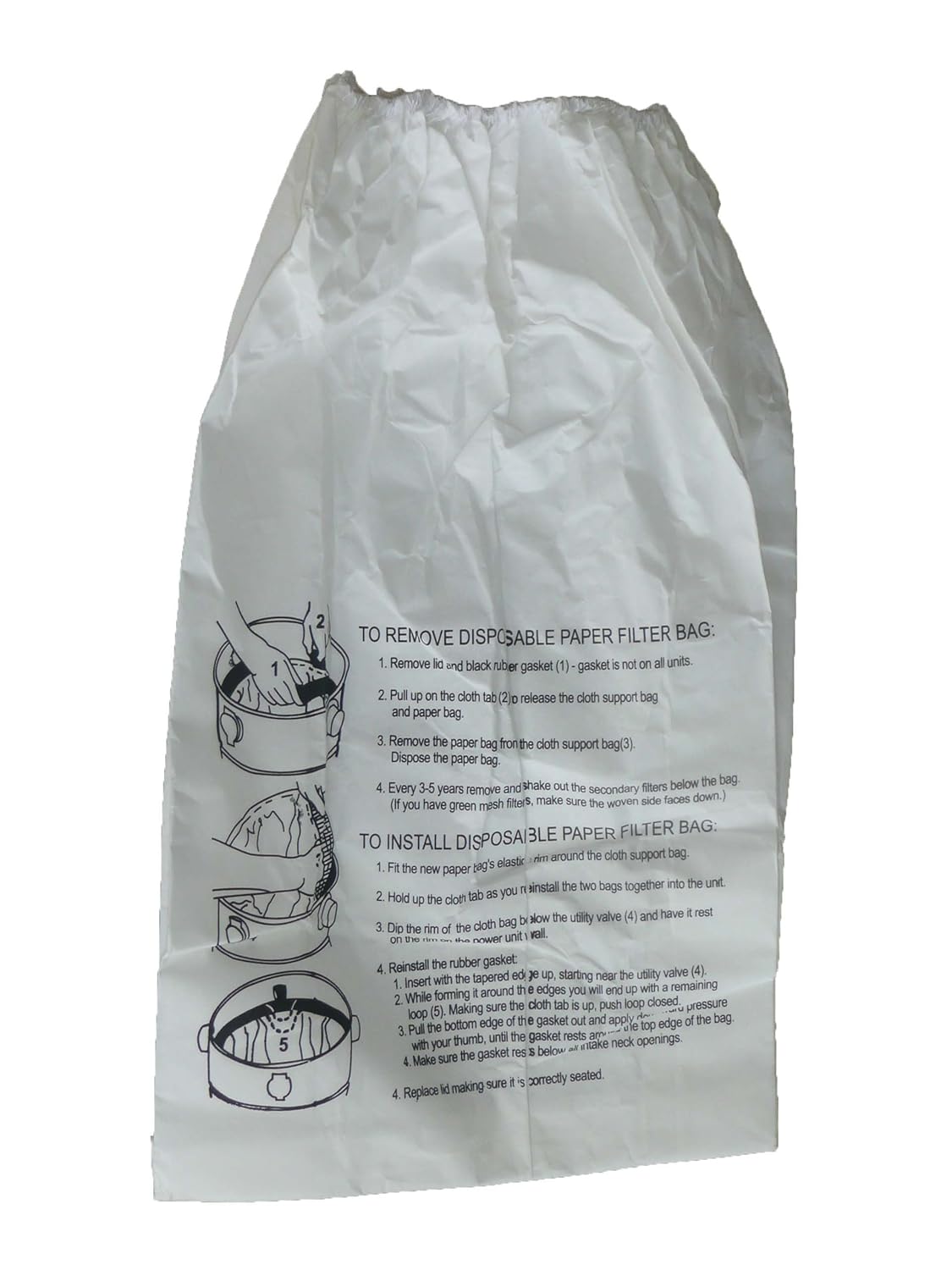 Star StorVac Action 7205 Allergen Style Central Vacuum System Bag