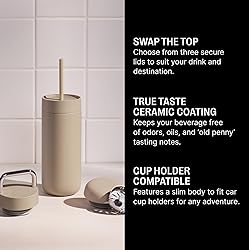 Fellow 16 oz Carter Bundle (3 in 1) Travel Mug with