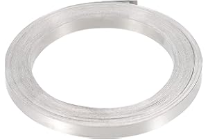 A ABSOPRO Car Nickel Plated Strip Tape 0.15x5mm 32.8ft Nickel Plated Strips for 18650 Battery Lithium Battery Pack Welding