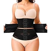 LODAY Waist Trainer for Women Corset Shapewear Tummy Control Body Shaper Cross Mesh Waist Cincher Postpartum Girdle