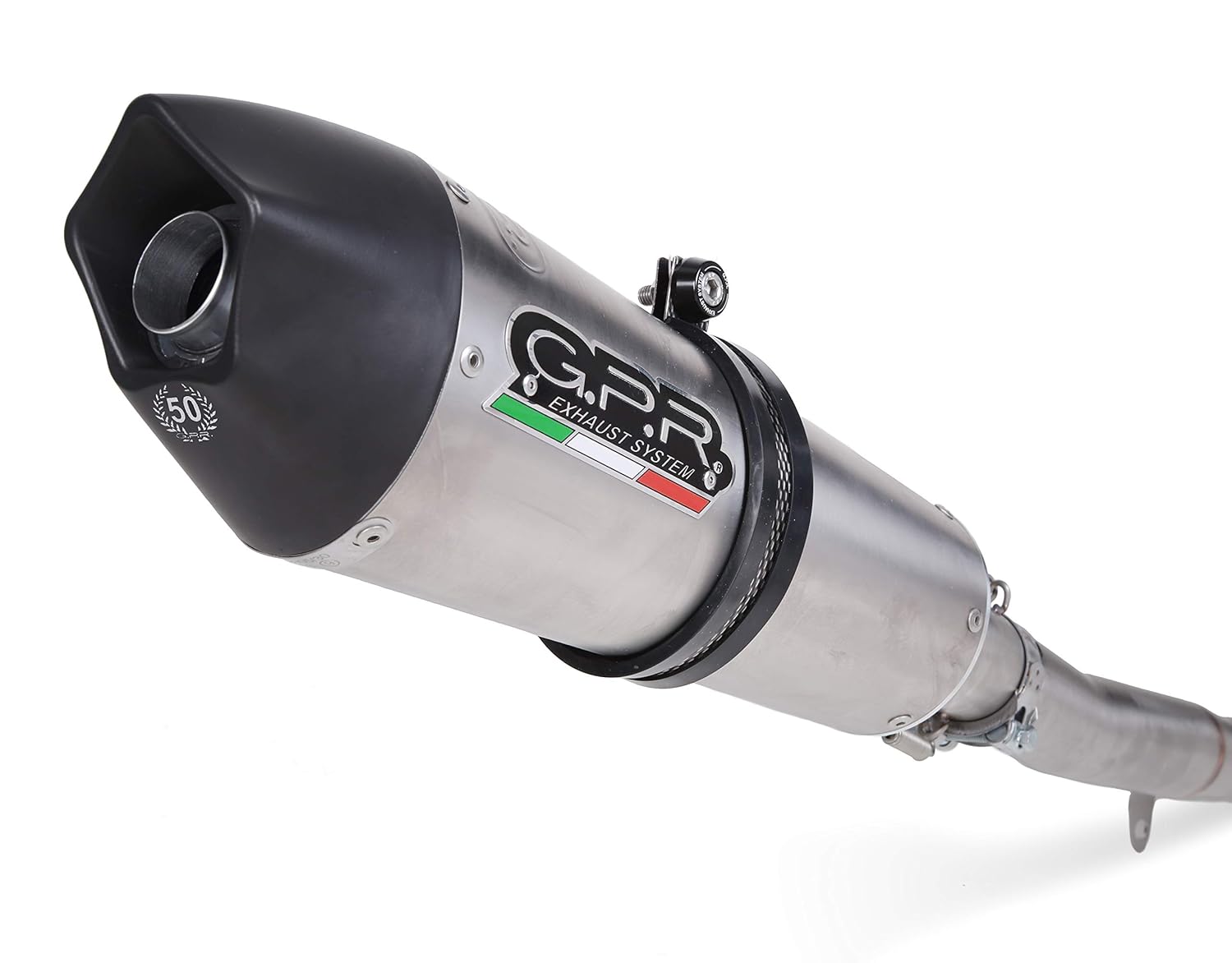 GPR EXHAUST SYSTEM COMPATIBLE FOR KAWASAKI NINJA 125 2019/21 e4 HOMOLOGATED SLIP-ON EXHAUST GP EVO4 TITANIUM