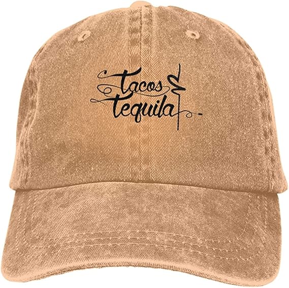 QUEMIN Tacos & Tequila Unisex Cowboy Hats Sport Trucker Caps Baseball