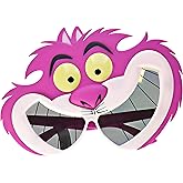 Sun-Staches Alice in Wonderland Sunglasses | Cheshire Cat or Mad Hatter | Disney Costume Accessory | One Size Fits Most