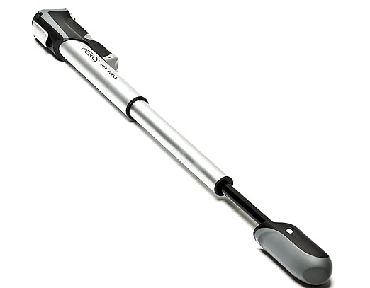 title=Aero Sport- Pompa Da Bicicletta Mini Telescopico 6063 Lega & Manometro Psi 120