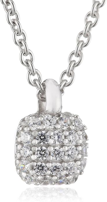 ESPRIT Damen Charm Anhänger „K“ – 925 Sterling Silber, Rhodiniert, Mit Karabinerverschluss