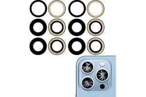 Nufix 2 Sets Rear Camera Lens Replacement for iPhone 14 Pro Max with Adhesive Back Camera Glass Lens for iPhone 14 Pro Max