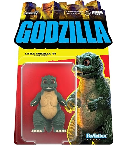 Amazon.com: Super7 Reaction Figure Toho Godzilla 1989 (Blazing