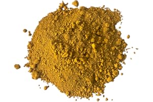 EASTCHEM Yellow Iron Oxide Pigment, Yellow Iron Oxide Powder - Pigments for Artistic and Decorative Painting, Concrete, Clay, Cement, Art, Decor, Painting, Masonry and Paint Products(100g/3.5oz)