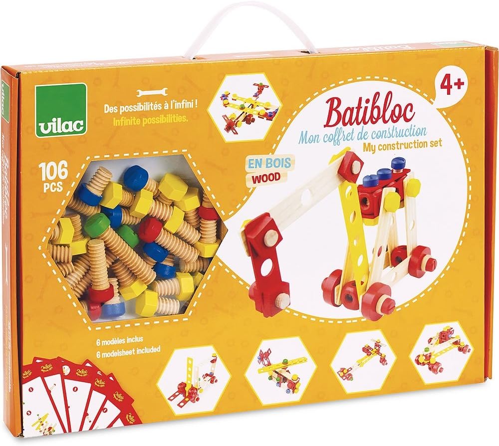 Vilac 2139 Construction Set, Multi-Color