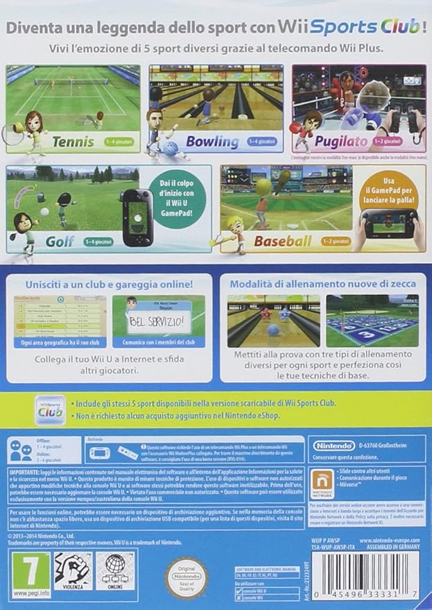 Wii U Sports Club Amazon Nl Games