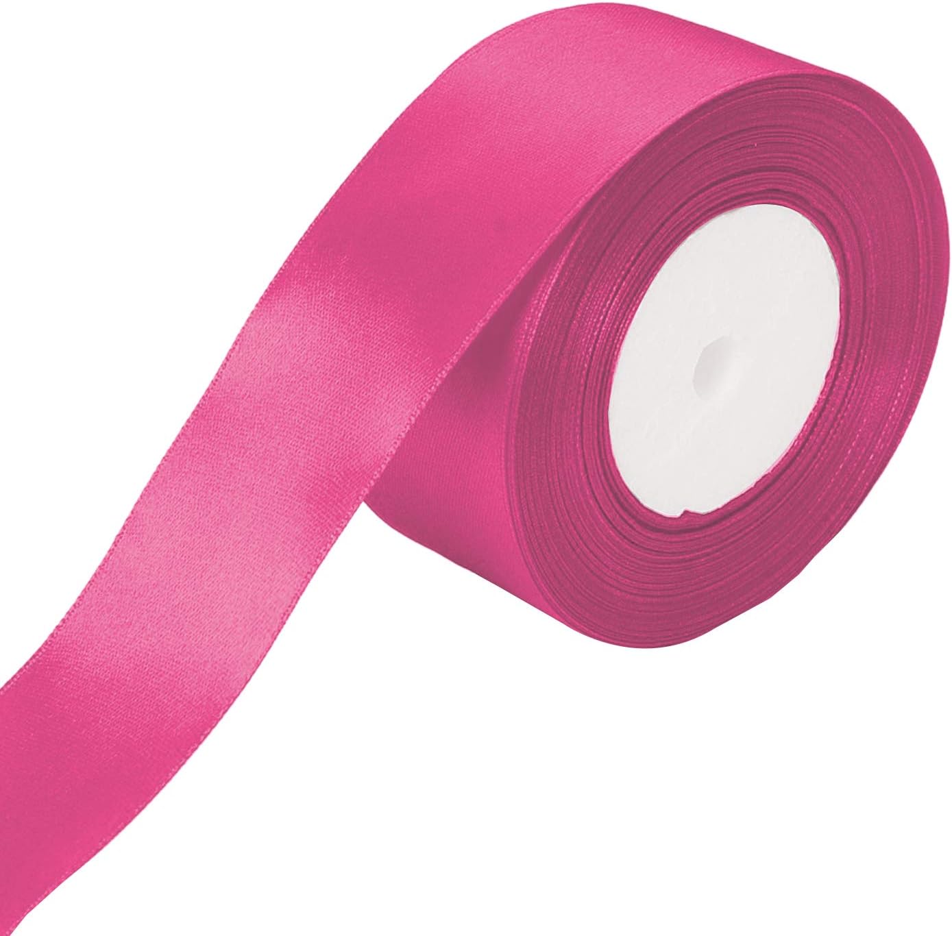 Trimming Shop 40mm Double Sided Satin Ribbon 25 Metres Roll, 100% Polyester Craft Ribbon for Gift Wrapping Bow Making, Sewing - Image 4