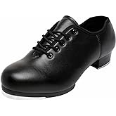 Child Jazz Tap Shoes Split Sole Dance for Girls and Boys (Toddler/Little Kid/Big Kid)