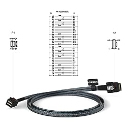 OIKWAN Internal Mini SAS HD Cable - SFF-8643 to