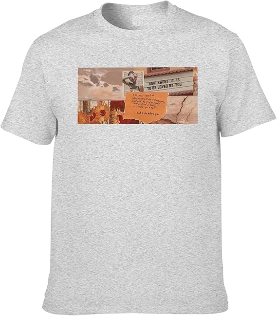 Amazon Co Jp コラージュアート画1 01 Tシャツ メンズ 夏 服 綿100 カジュアル おしゃれ プリント 丸襟 半袖 服 ファッション小物