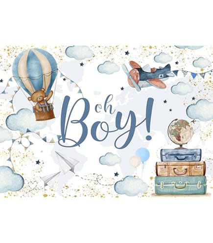 Swepuck 72x43inch Fabric Let The Adventure Begin Backdrop - View #7