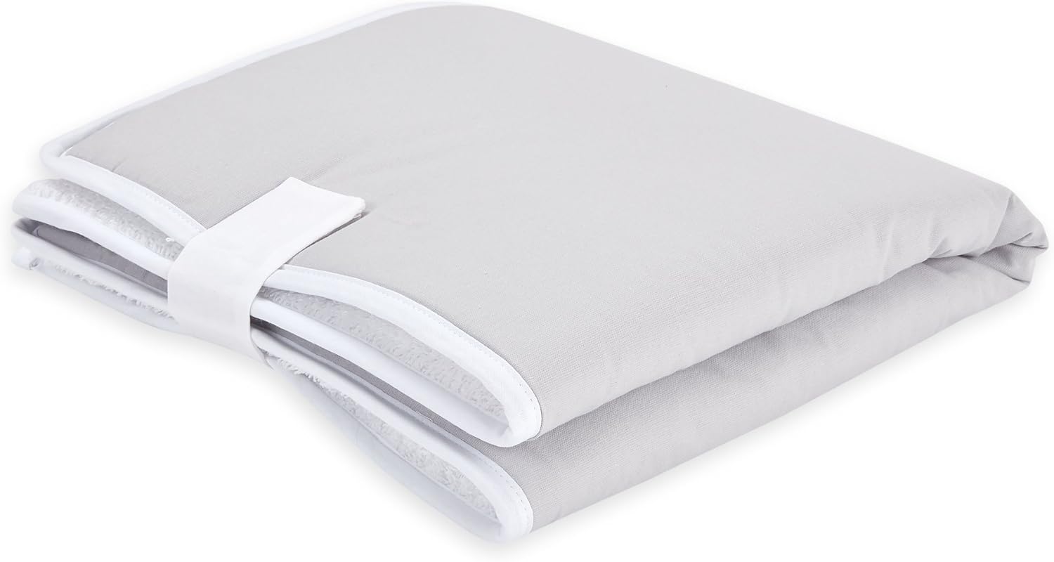 plain grey changing mat