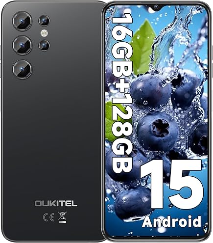 OUKITEL 16GB RAM 128GB ROM スマートフォン ブラック OUKITEL 16GB RAM 128GB ROM スマートフォン ブラック OUKITEL