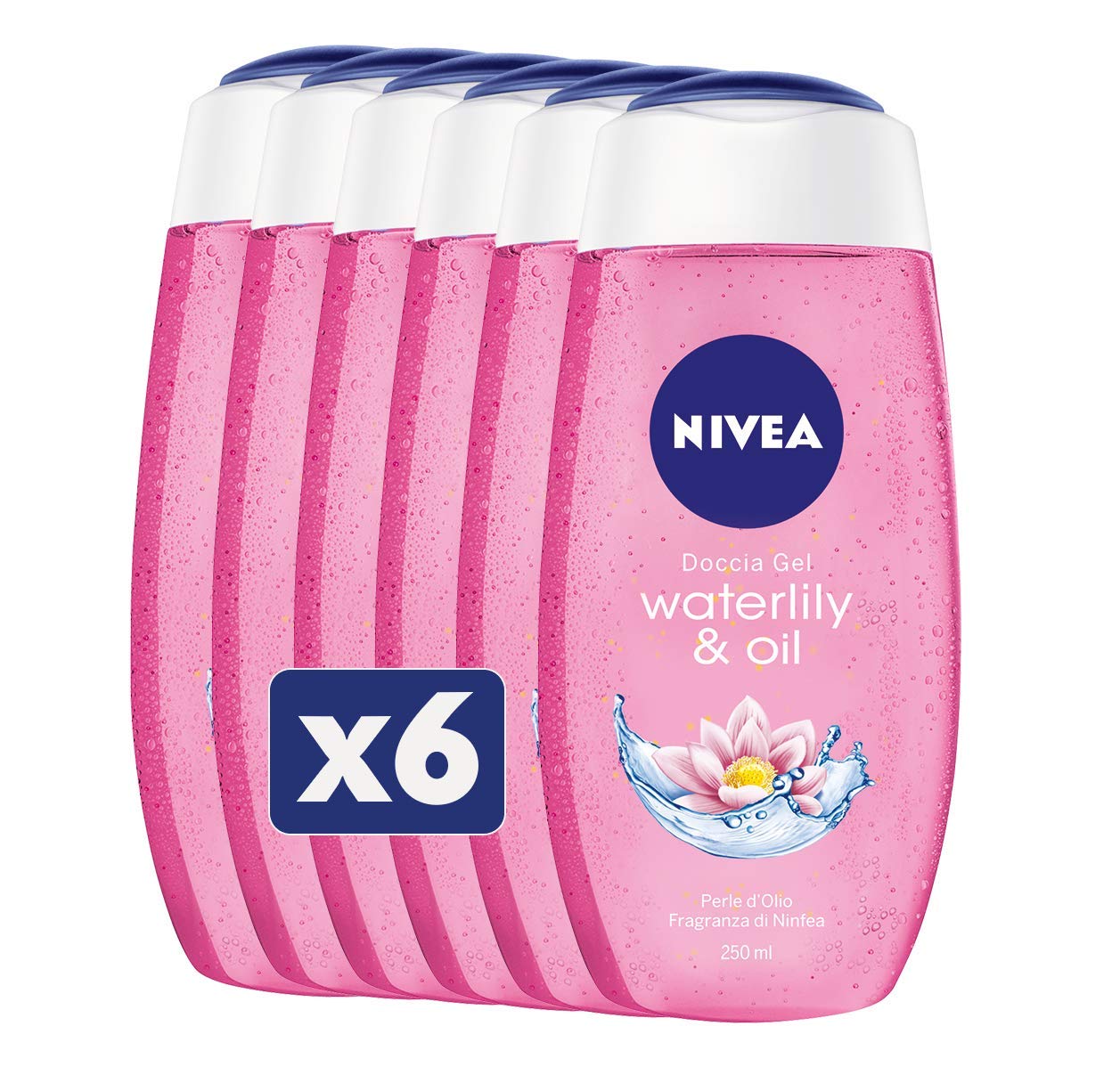 Nivea Shower, 6 Packs of 250 ml