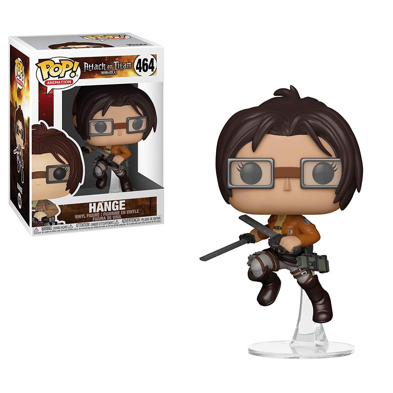 Photo 1 of Funko Pop! Animation: Attack on Titan - Hange Toy, Multicolor