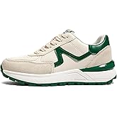 LUCKY STEP Women's Retro Fashion Casual Sneakers Colorblock Platform Classic Trendy Trainning Anti-Slip Tennis Travel Walking Shoes