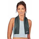 Northwest NFL Buffalo Bills Cooling Towel, 12" x 40", Charcoal