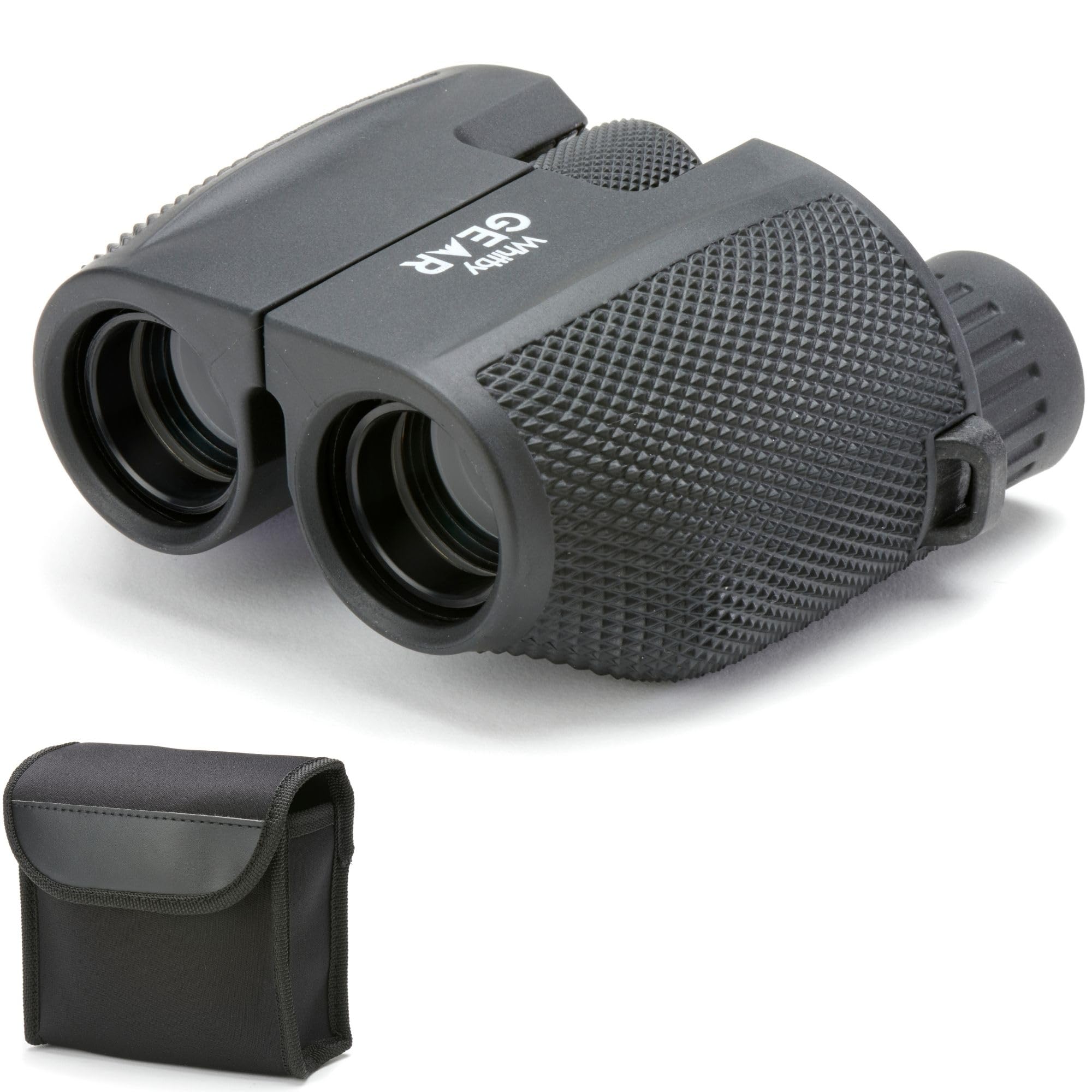 Whitby Gear 10x 25mm Compact Binoculars, Hiking and Wildlife Watching High-Definition Optics, Lightweight and Portable Design - Birdwatching, Travel, Events - Your Adventure Companion for the Outdoors