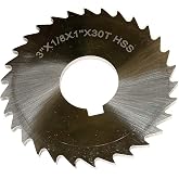 HHIP 5071-4208 1 X 1/8 X 3 High Speed Steel Plain Slitting Saw