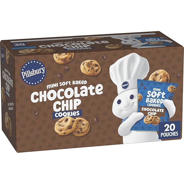 PILLSBURY SOFT BAKED MINI CHOCOLATE CHIP COOKIES 20...