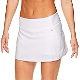 HEAD Women's Athletic Tennis Skirt with Ball Pocket - Workout Golf Exercise & Running Skort